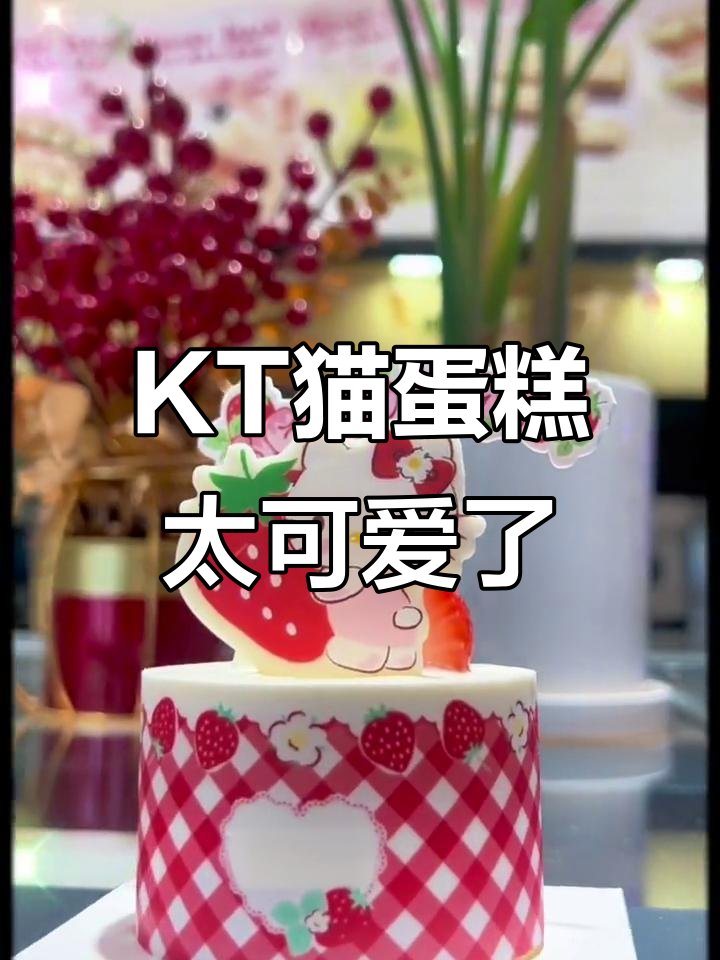 这么萌的KT猫蛋糕,忍心下口吗?直播来治愈你的少女心!