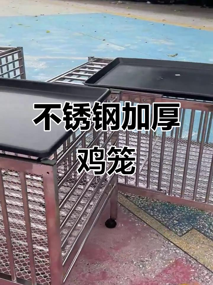 结实耐用不锈钢鸡笼,通风透气更方便管理