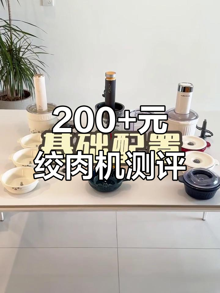 三款热门绞肉机大比拼，哪个最适合厨房？