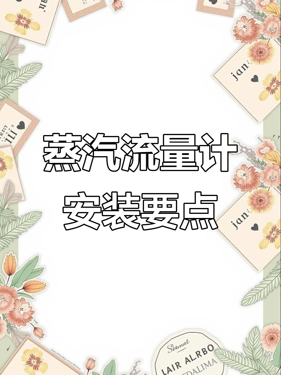 蒸汽流量计安装技巧,避免误差的关键步骤