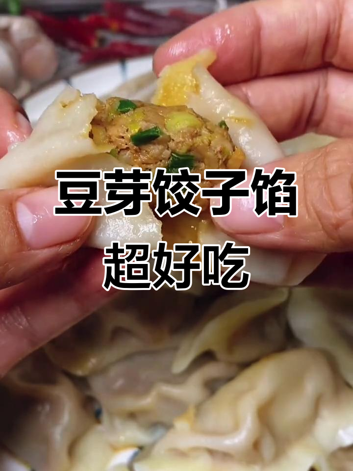 绿豆芽饺子馅,鲜美又流汁!试试这个独特做法