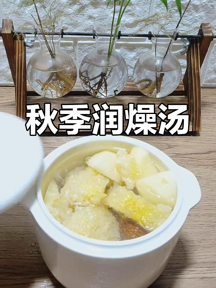 秋冬干燥?一碗苹果银耳瘦肉汤,润燥又滋补