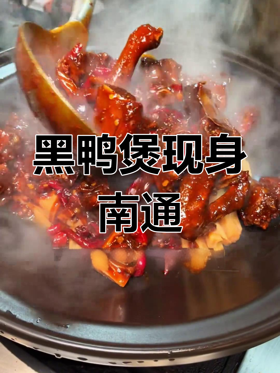 南通新添神秘黑鸭煲,隐藏在繁华街道的独特美味!