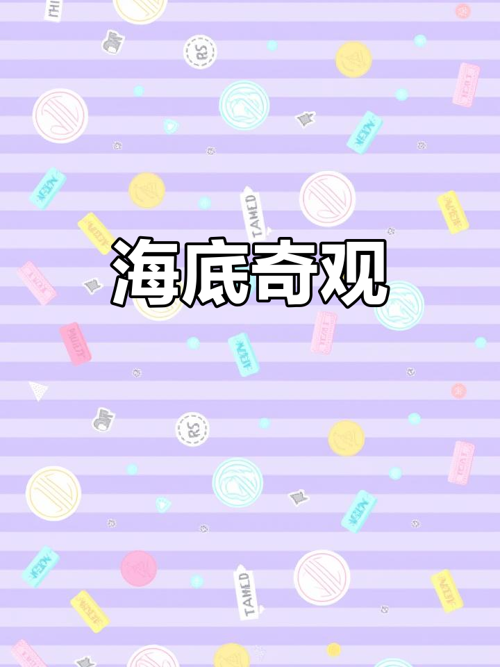 海洋生物各具魅力,每一种都值得被记录下来