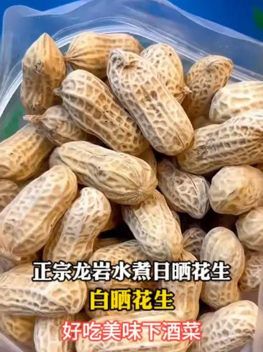 「2025年新水煮」水煮日晒花生精选龙岩花生原味花生花生米零食特产