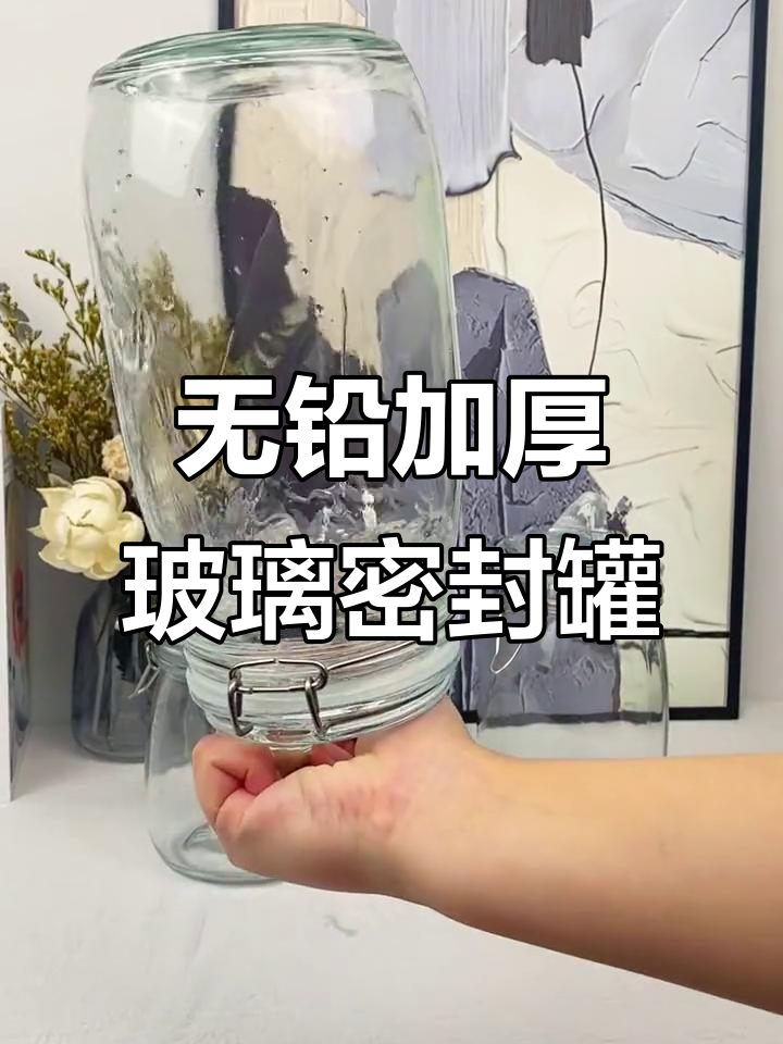 这款无铅玻璃密封罐,防漏又耐用,泡菜果酒必备!