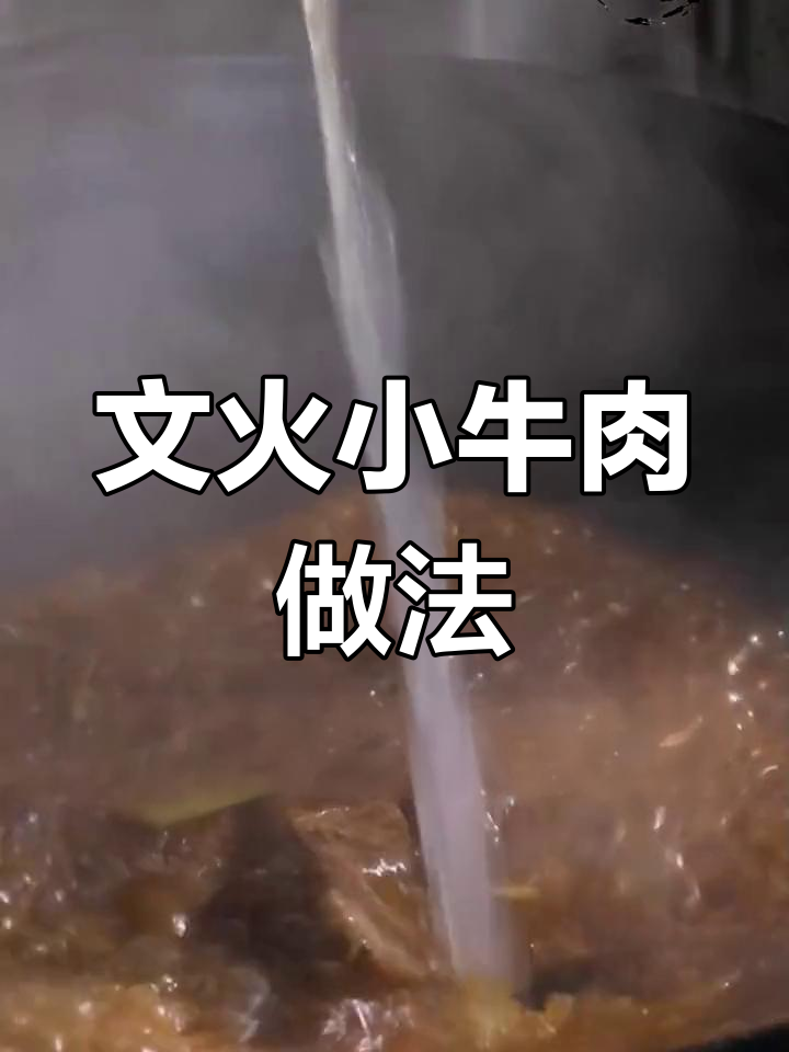 文火慢炖小牛肉,汤汁渗透更诱人