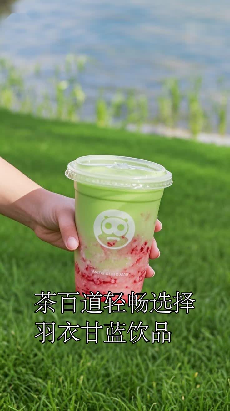 茶百道轻畅选择羽衣甘蓝饮品