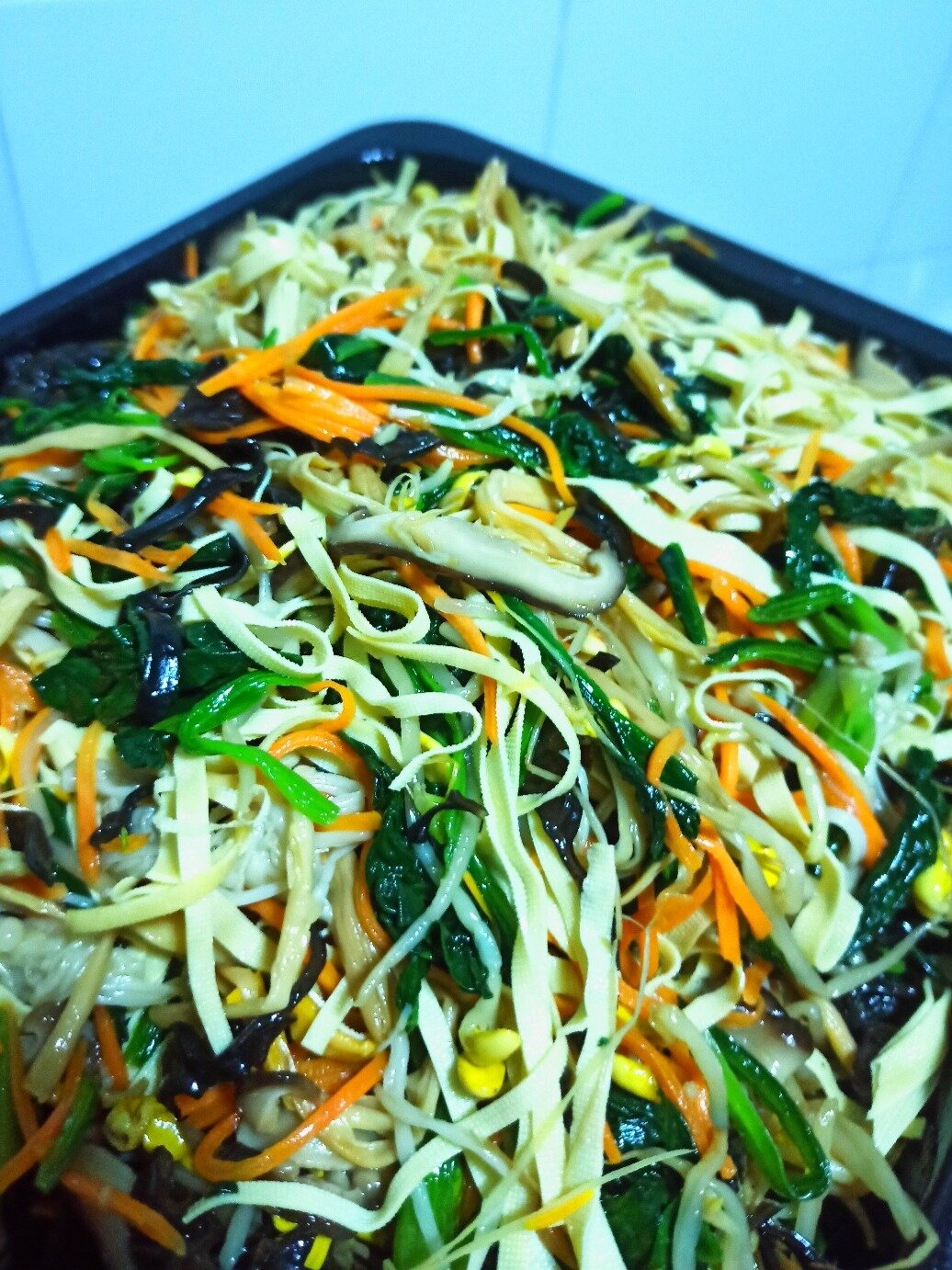 素什锦的做法,拌合菜,八宝菜 素菜(一)