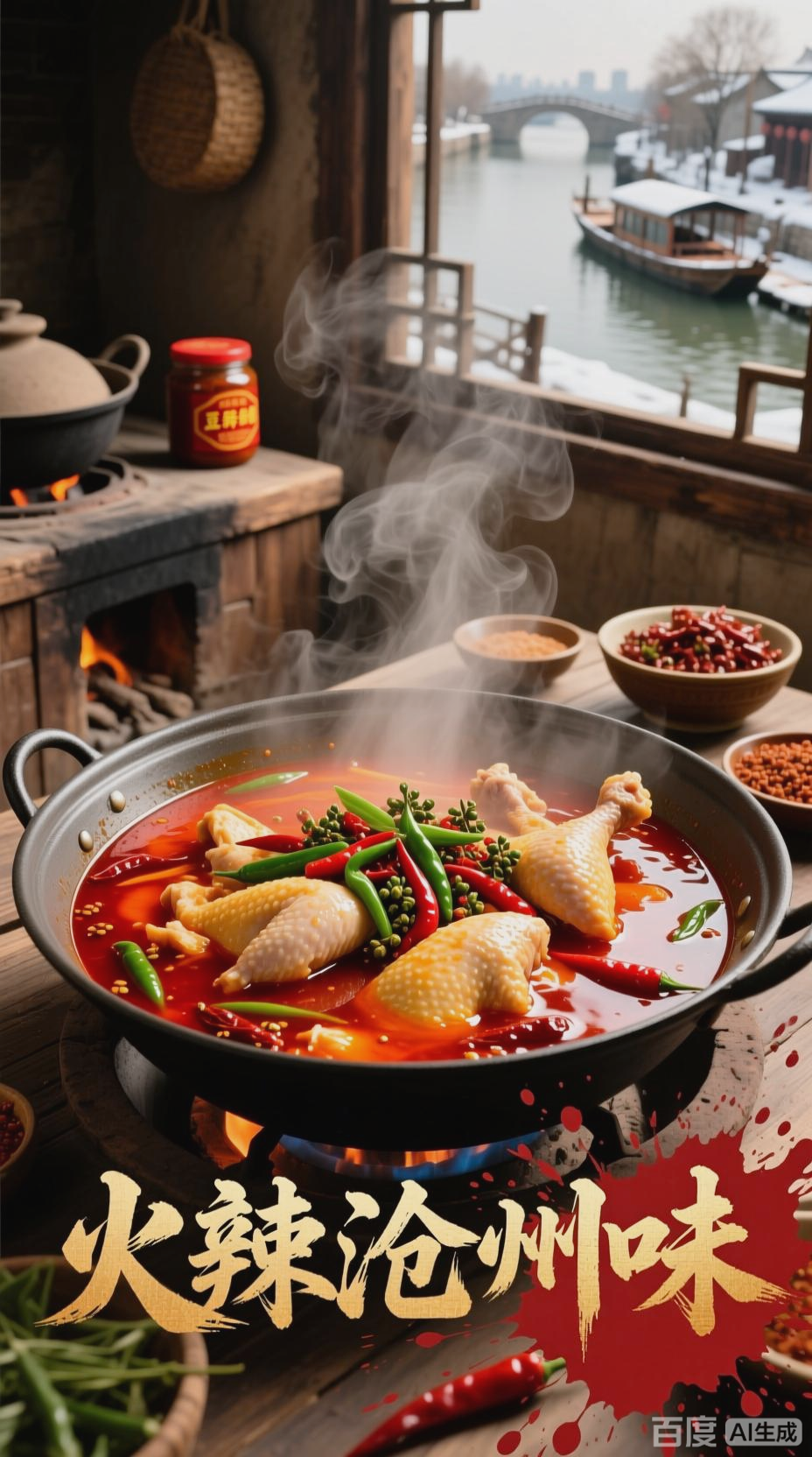 沧州火锅鸡,舌尖上的热辣诱惑