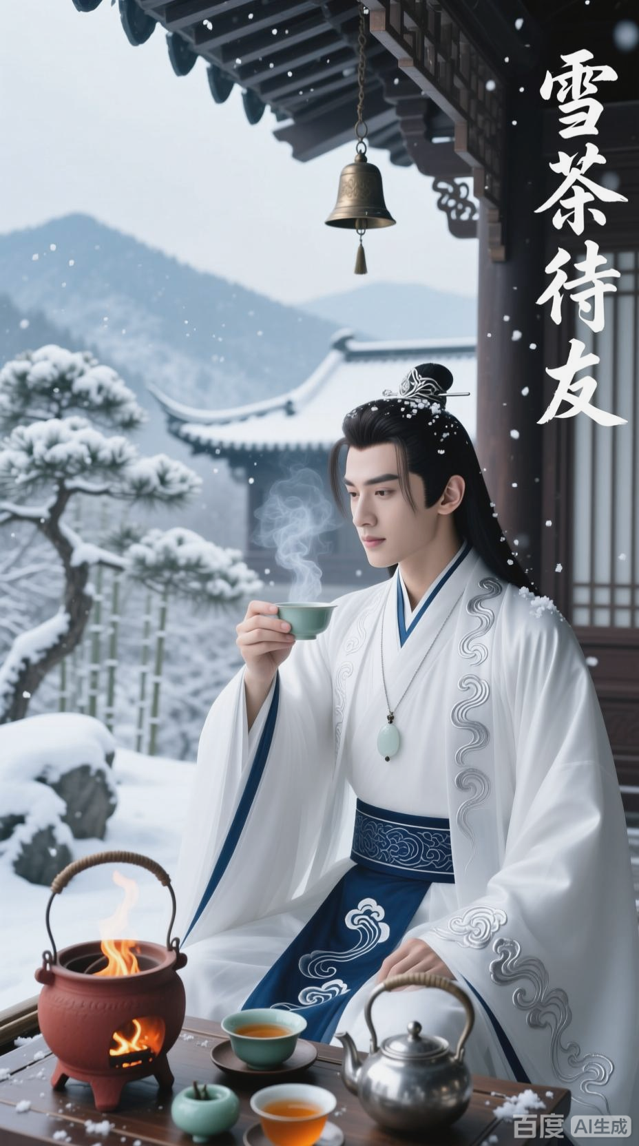 蓝曦臣煮雪烹茶，雅韵悠长