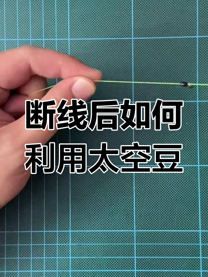 钓鱼主线断了?太空豆这样处理还能继续用