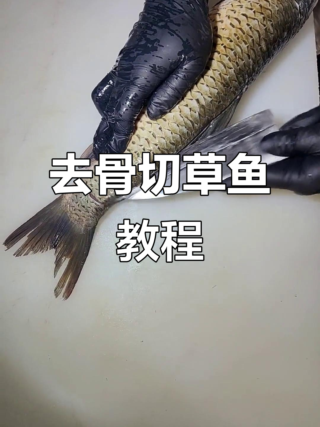 草鱼海鲜去骨切片技巧,轻松学会摆盘