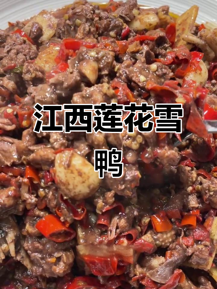 江西莲花雪鸭，辣味十足的米饭杀手！