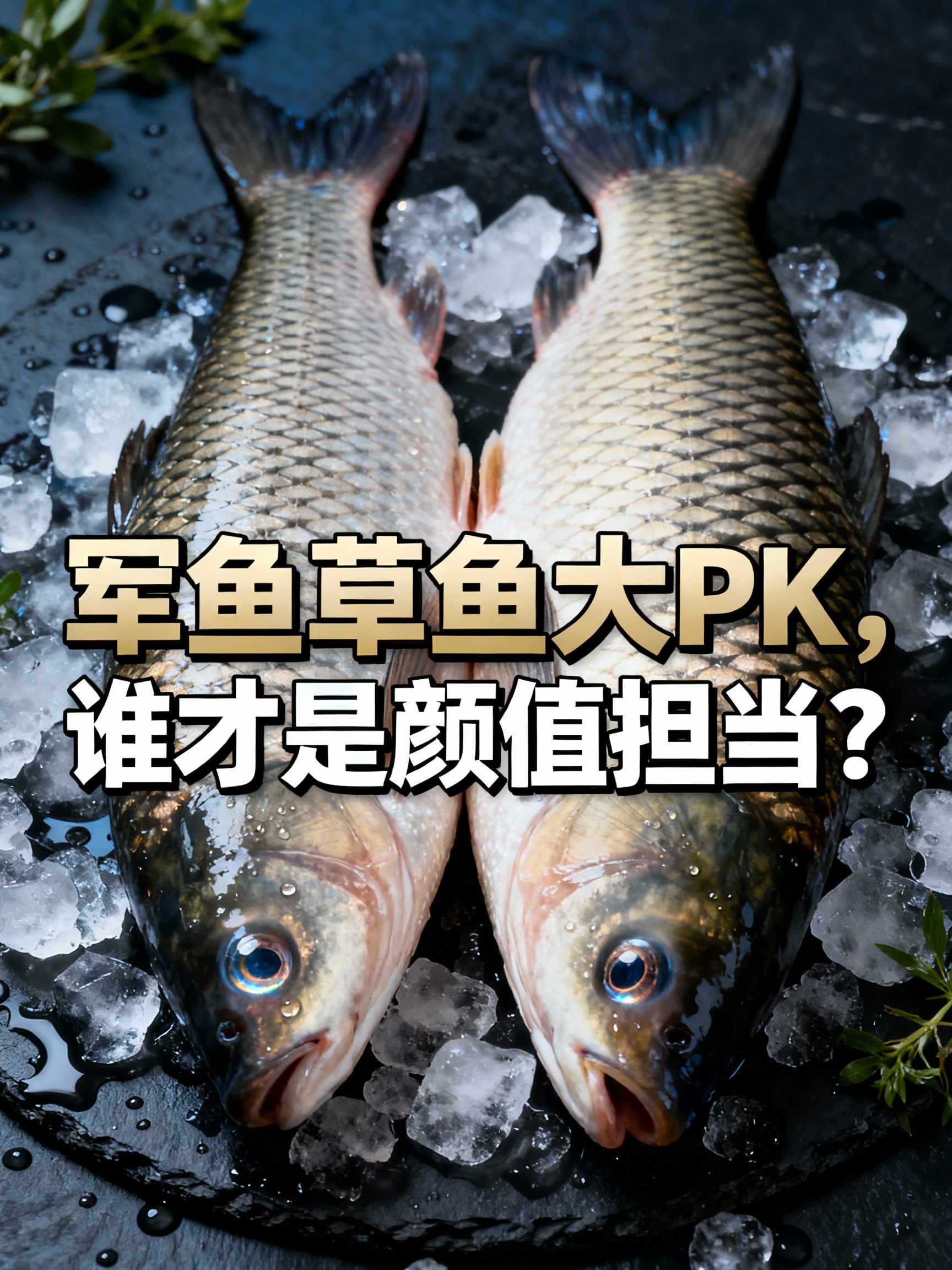 军鱼草鱼大PK，谁才是颜值担当？