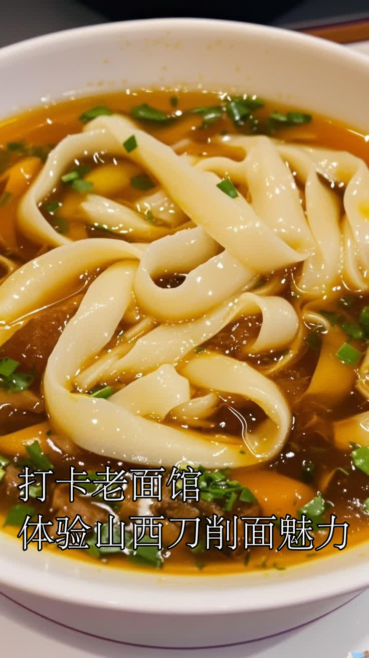 打卡老面馆体验山西刀削面魅力