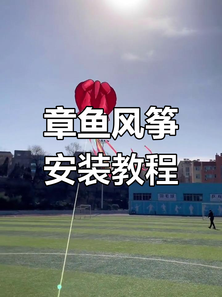 软体章鱼风筝安装与放飞技巧,轻松上手!