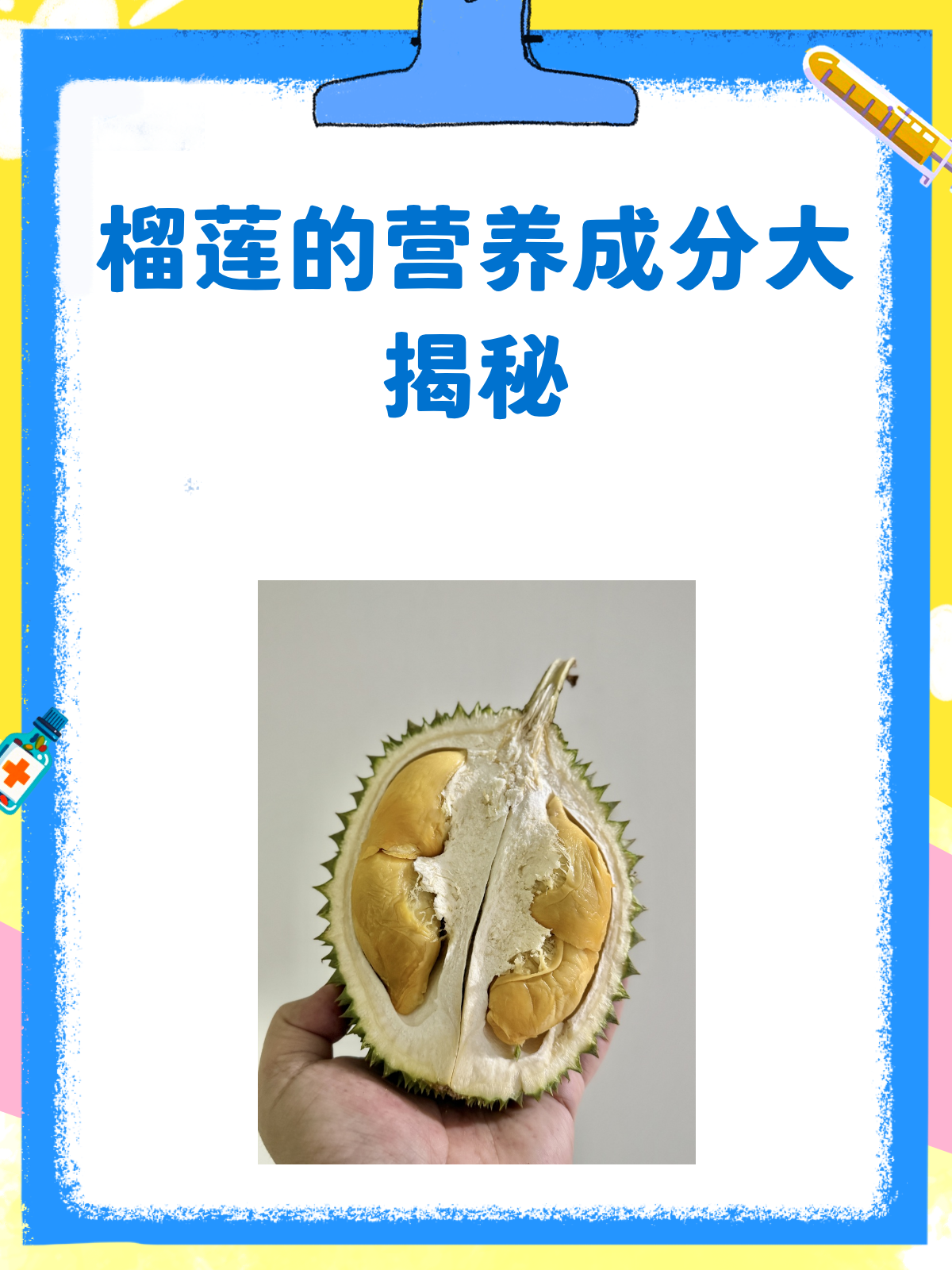 榴莲营养大揭秘!水果之王的秘密在这里