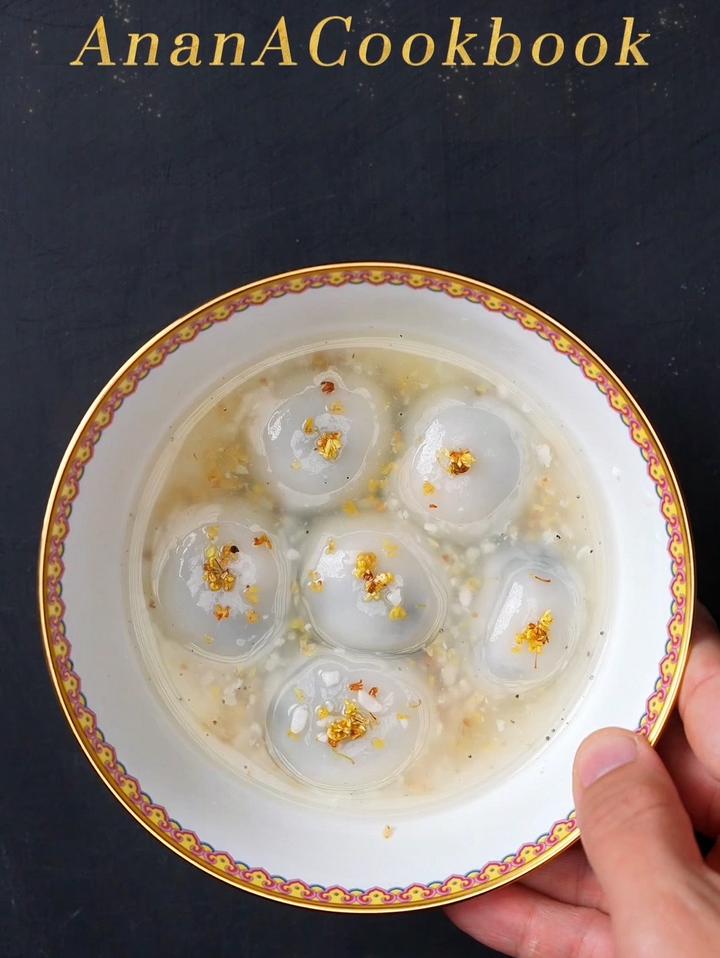 大年初一的第一顿——猪油芝麻汤圆