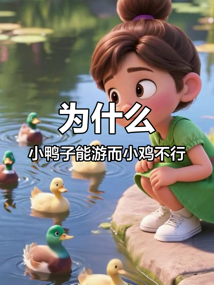 小鸭子和小鸡的“游泳”差异,竟然是这样!