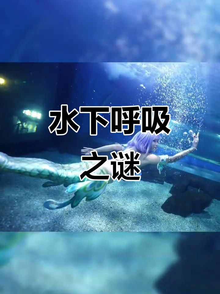 美人鱼如何在水下生存?揭秘她们的呼吸方式!
