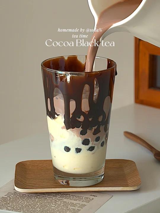 |可可红茶巧克力芭蕾奶茶浓郁丝滑