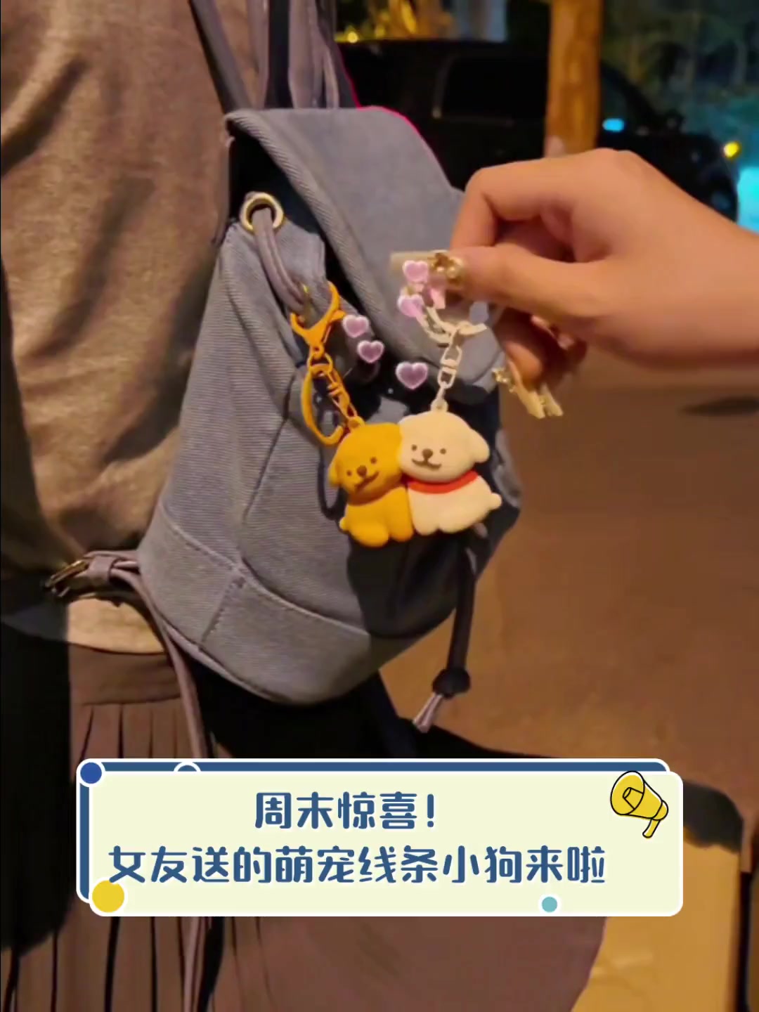 周末惊喜!女友送的萌宠线条小狗来啦