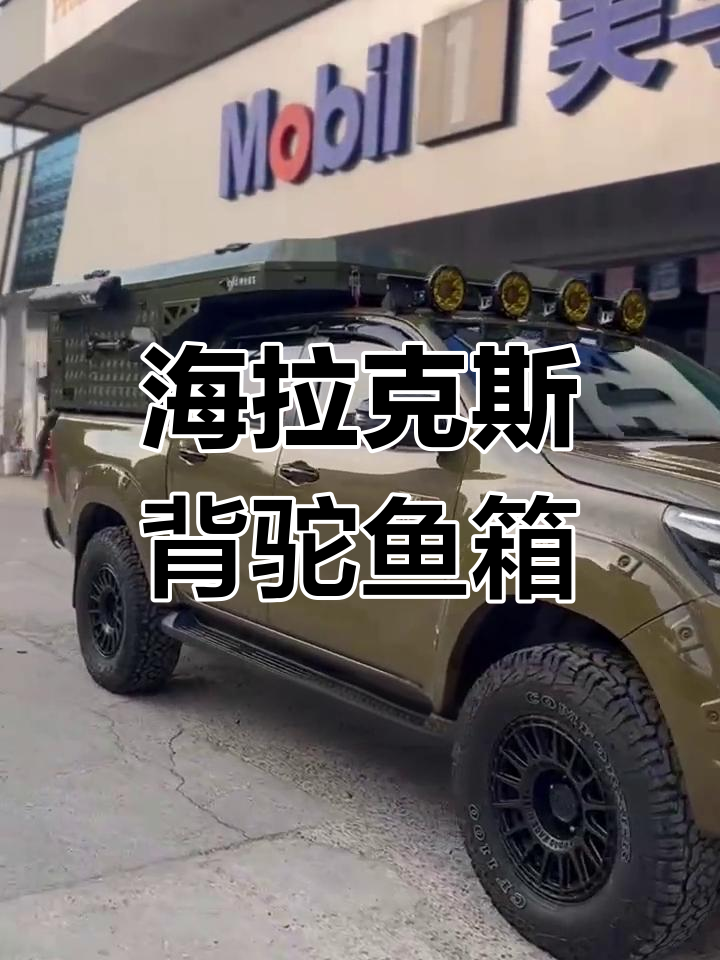 丰田海拉克斯皮卡定制钓鱼房车