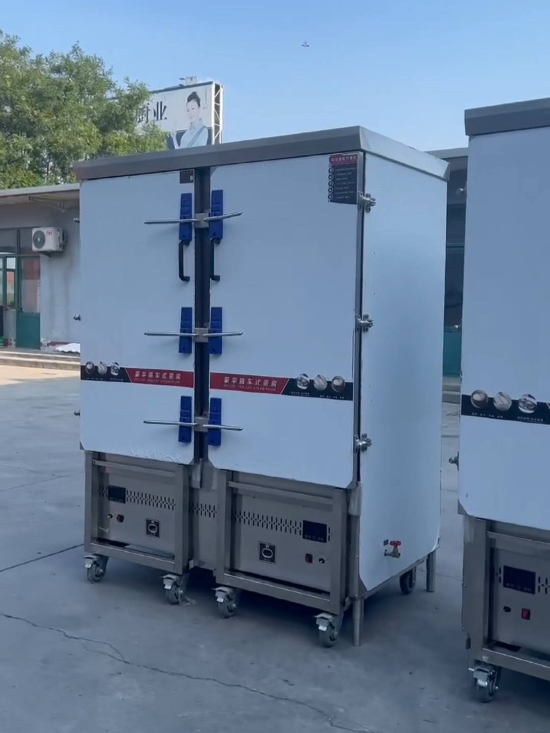 几千几万人的食堂就用这款大型蒸车 蒸饭柜