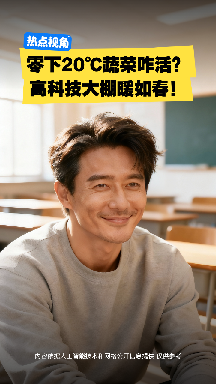 零下20℃蔬菜咋活？高科技大棚暖如春！