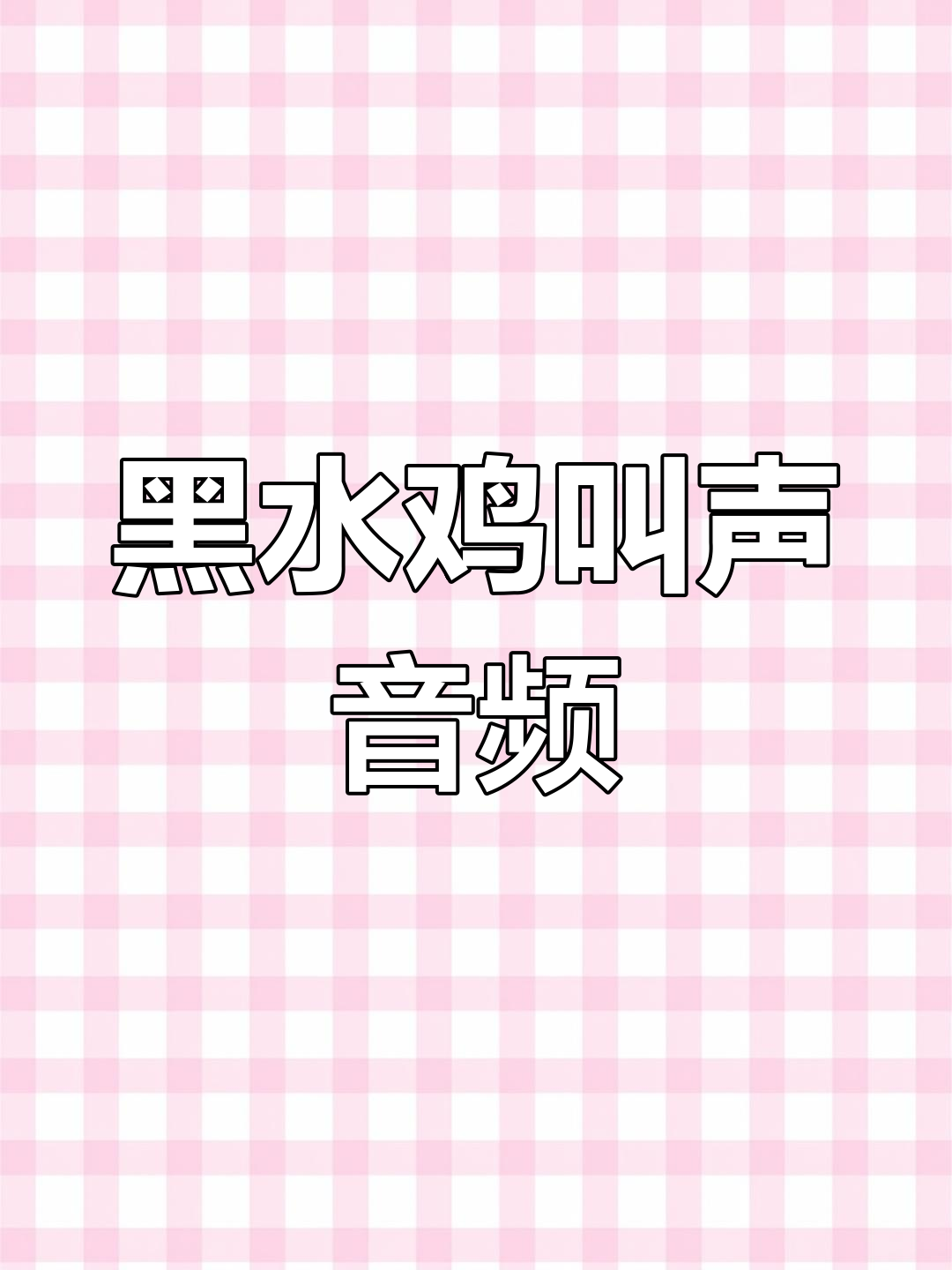 雨天里的神奇小动物,黑水鸡叫声大揭秘