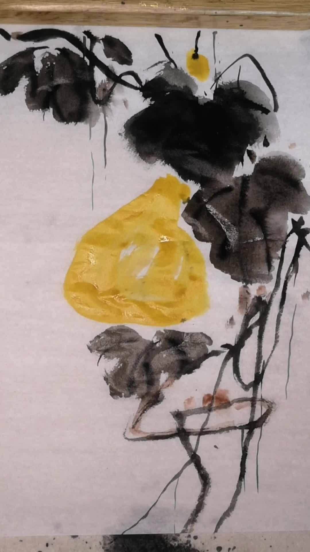 画葫芦 画画 一起学画画 国画 唐山 字画
