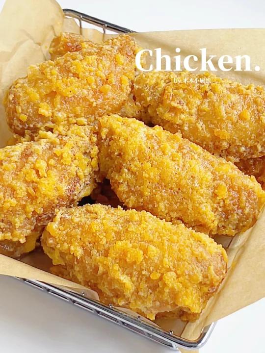 咸香酥脆沙疯了|咸蛋黄鸡翅,好吃到吮手指～