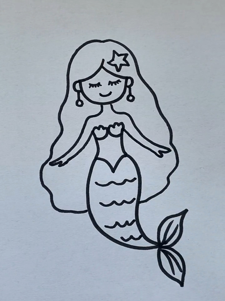 一起画美人鱼