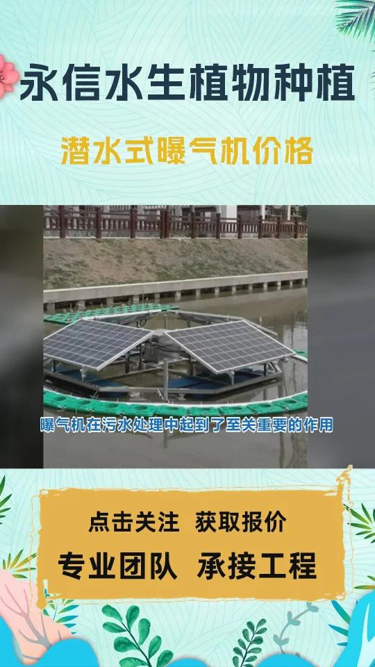 潜水曝气机设备 潜水式曝气机价格 太阳能曝气机 太阳能曝气机多少钱 表面曝气机报价 太阳能