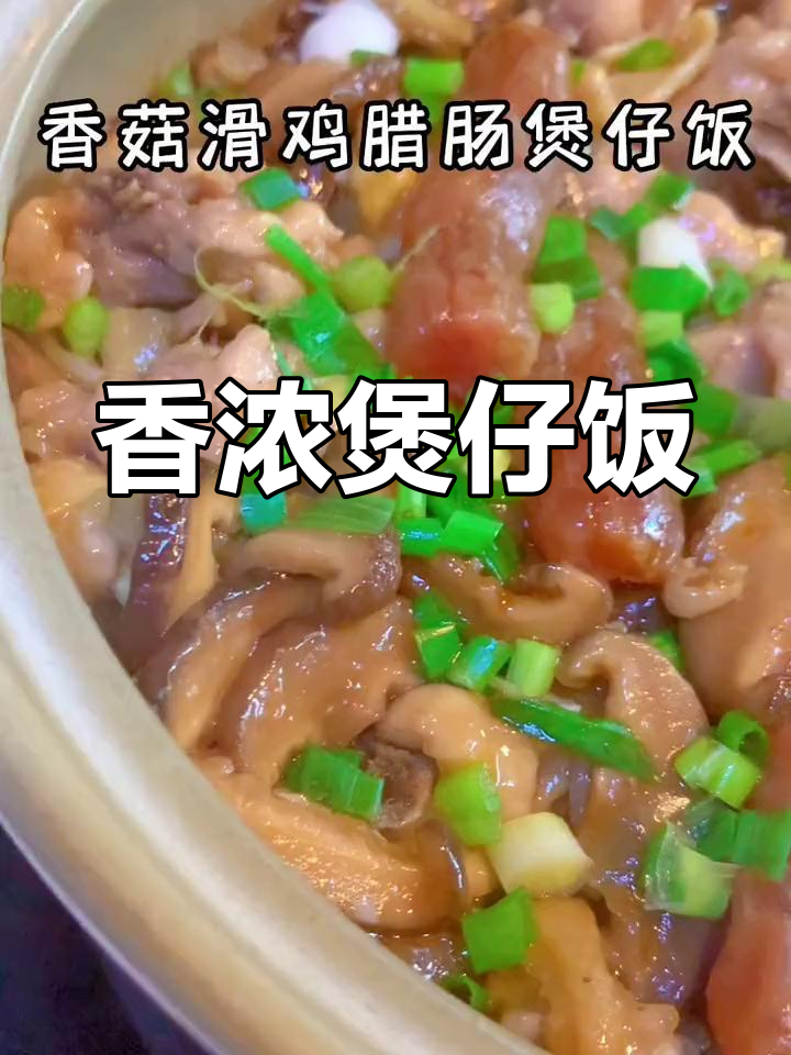 香气扑鼻的煲仔饭,鸡肉嫩滑,老少皆宜,简单又美味!