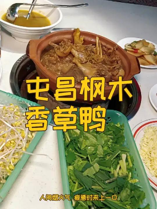 屯昌枫木香草鸭,一道地道的海南美食