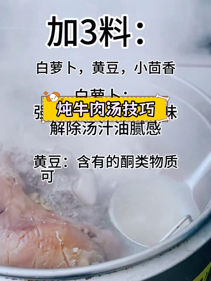 炖牛肉汤的3个秘诀,避开2大误区