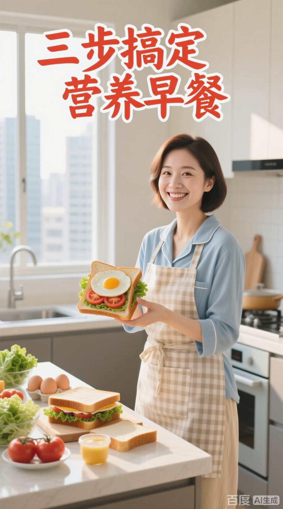 1分钟早餐三明治｜零失败懒人食谱