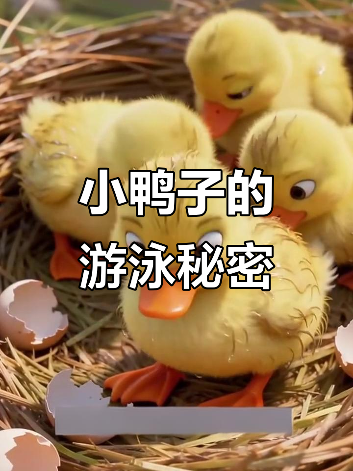 小鸭子为何天生会游泳？揭秘它们的“救生装备”