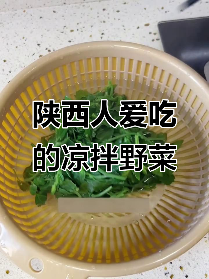 陕西特色凉拌灰灰菜，简单又美味！
