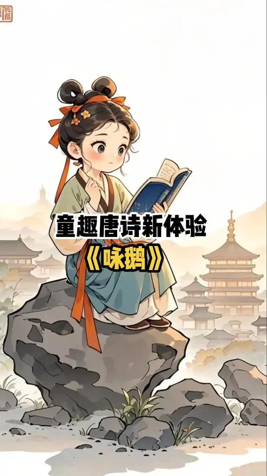 带娃必知的《咏鹅》育儿小秘密:《咏鹅》虽短,却是育儿好素材。“鹅,鹅,鹅”的叠词与“曲项向