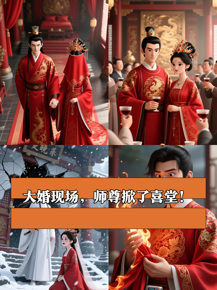 墨燃大婚当日，失踪十年的师尊提着剑来了