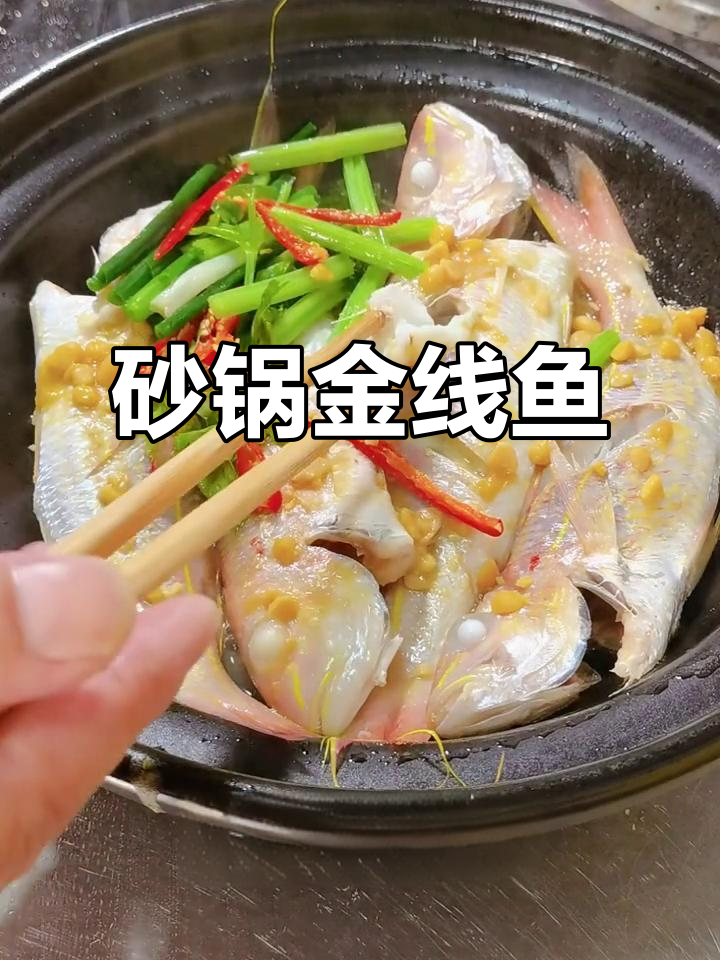金线鱼砂锅豆酱焖，渔民生活实拍！