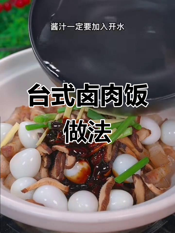 小孩最爱台式卤肉饭,酱香浓郁让人无法抗拒