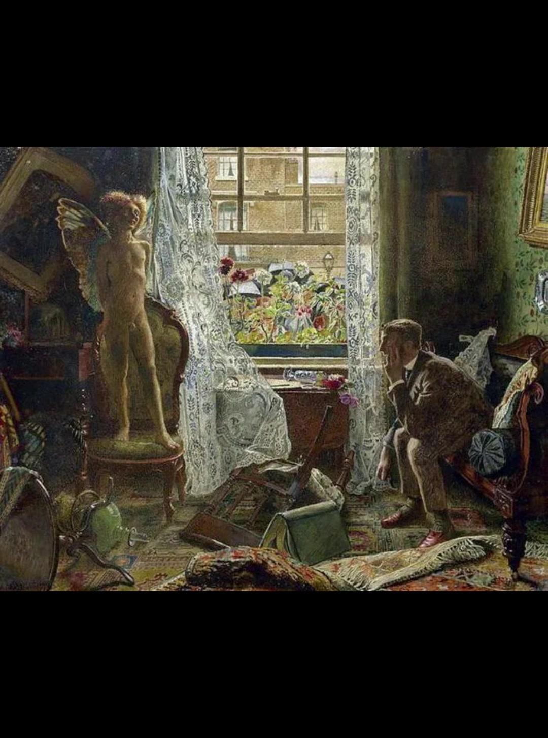 英国前拉斐尔派画家约翰·拜厄姆·利斯顿·肖油画作品欣赏!