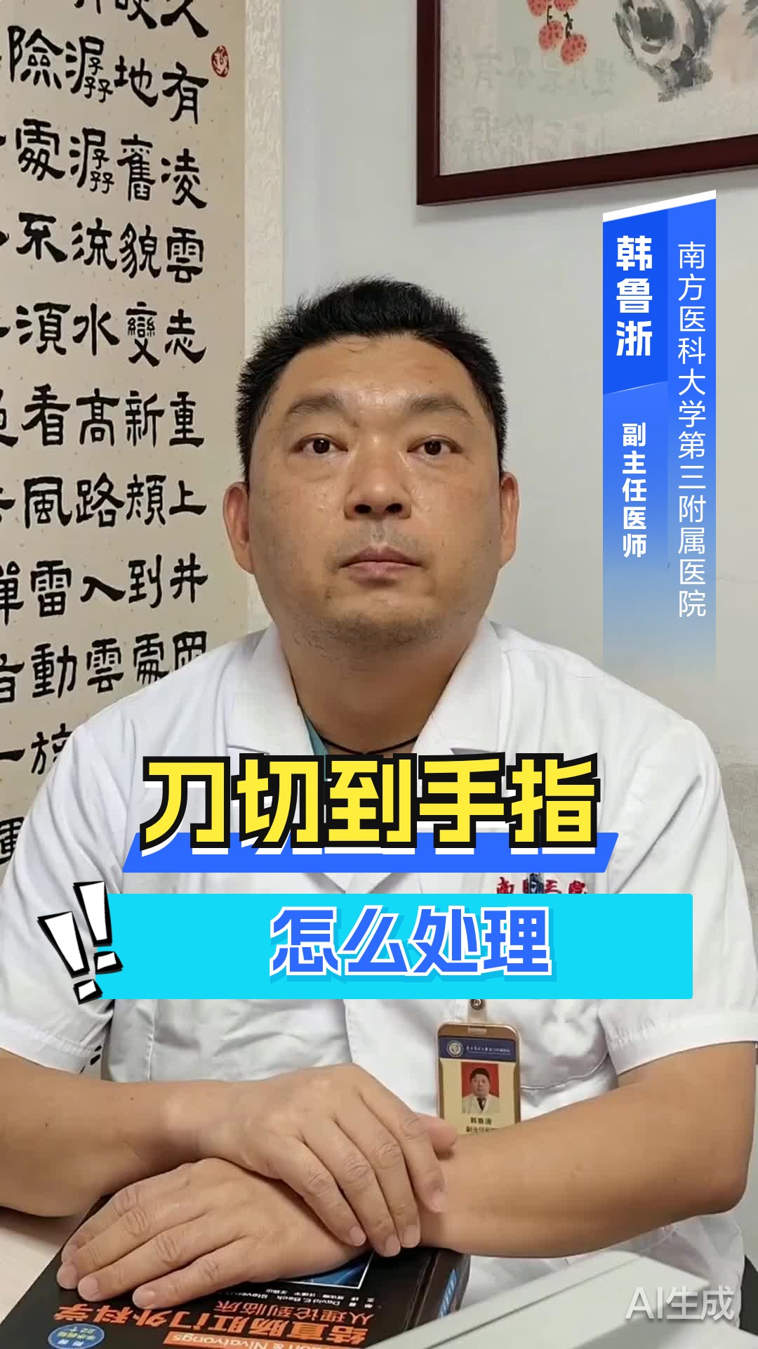 刀切到手指怎么处理