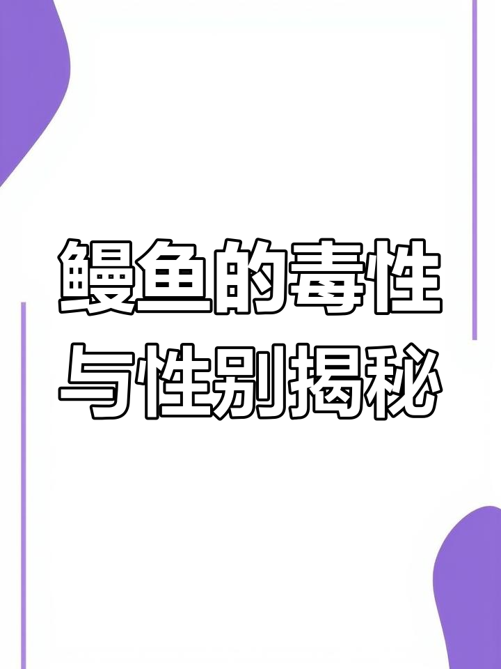 鳗鱼血液有毒,繁殖变性惊人真相!
