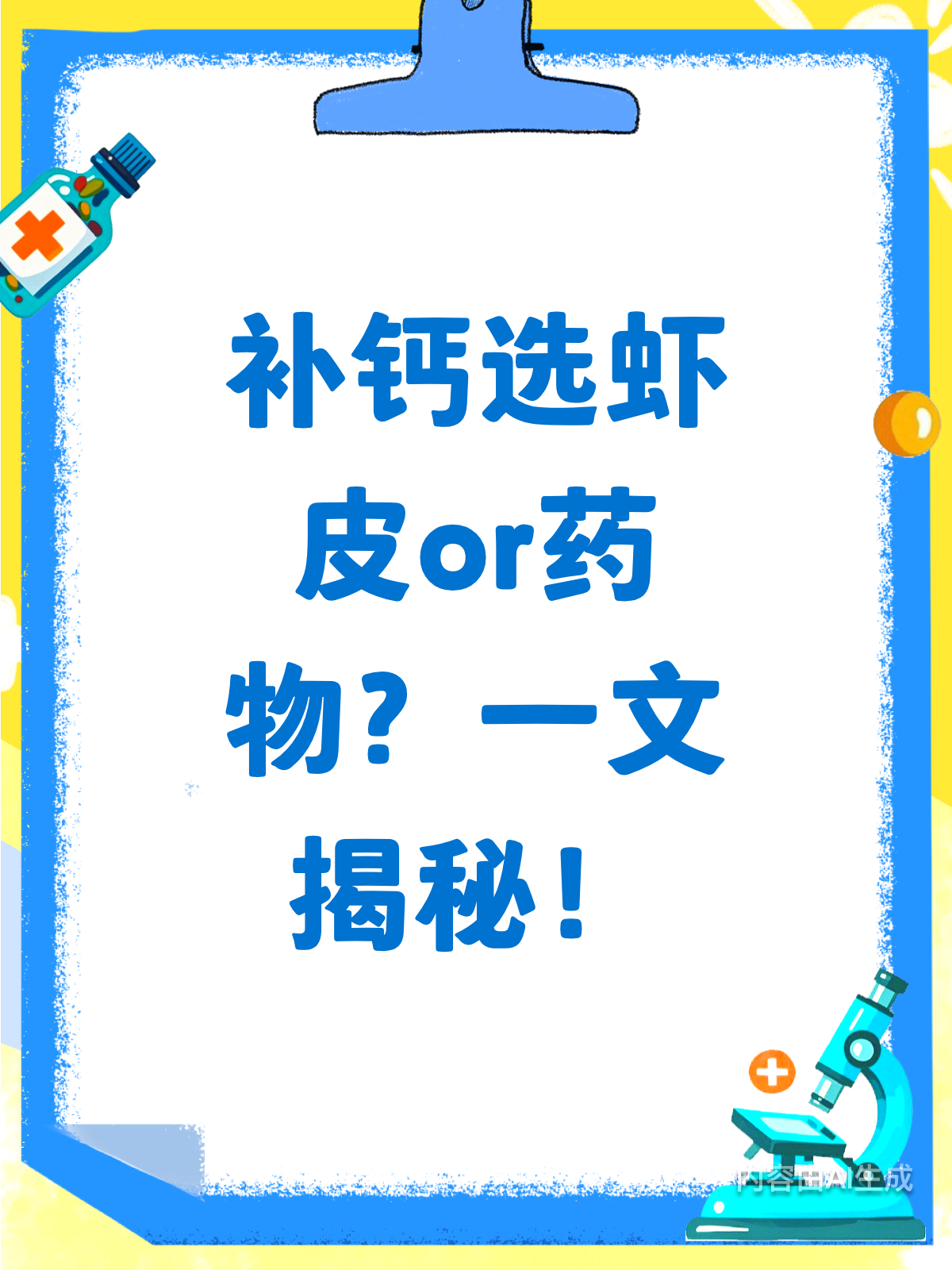 补钙选虾皮?还是药物更靠谱?