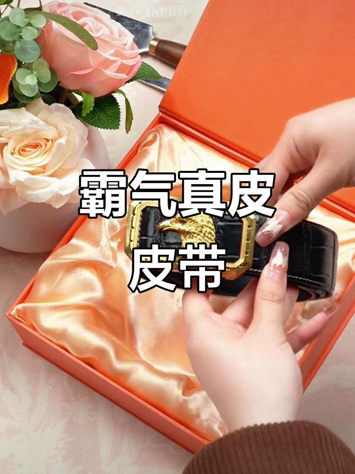 鳄鱼皮皮带,彰显尊贵气质,连小姨子都忍不住多看几眼!